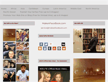 Tablet Screenshot of makeafacebook.com
